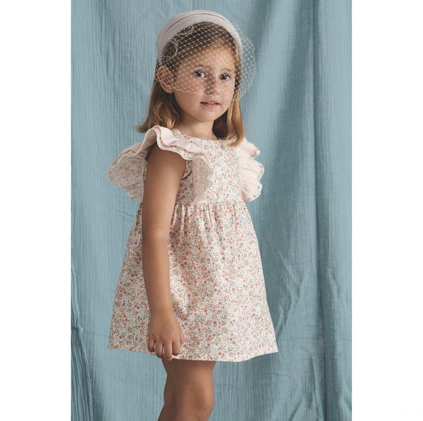 Jesusito Niña Flores Naranja Babidu 91482