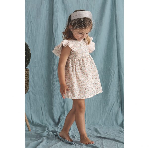 Jesusito Niña Flores Naranja Babidu 91482 - Imagen 3
