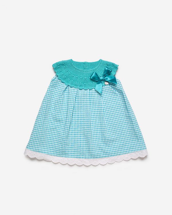 Vestido Niña Cuerpo Redondo Vichy Juliana J7116