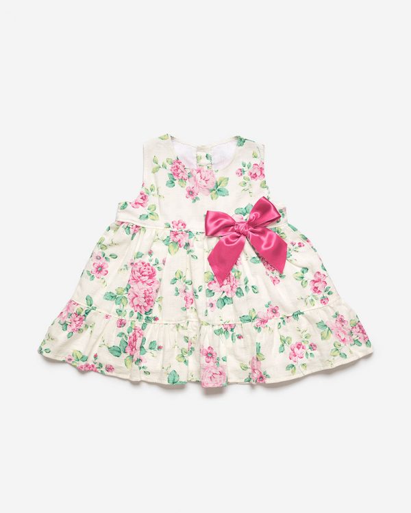 Vestido 2 Volantes Flores Juliana J7130
