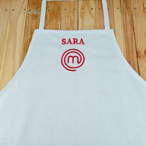 Delantal MasterChef Personalizado con nombre - Producto Oficial con Licencia