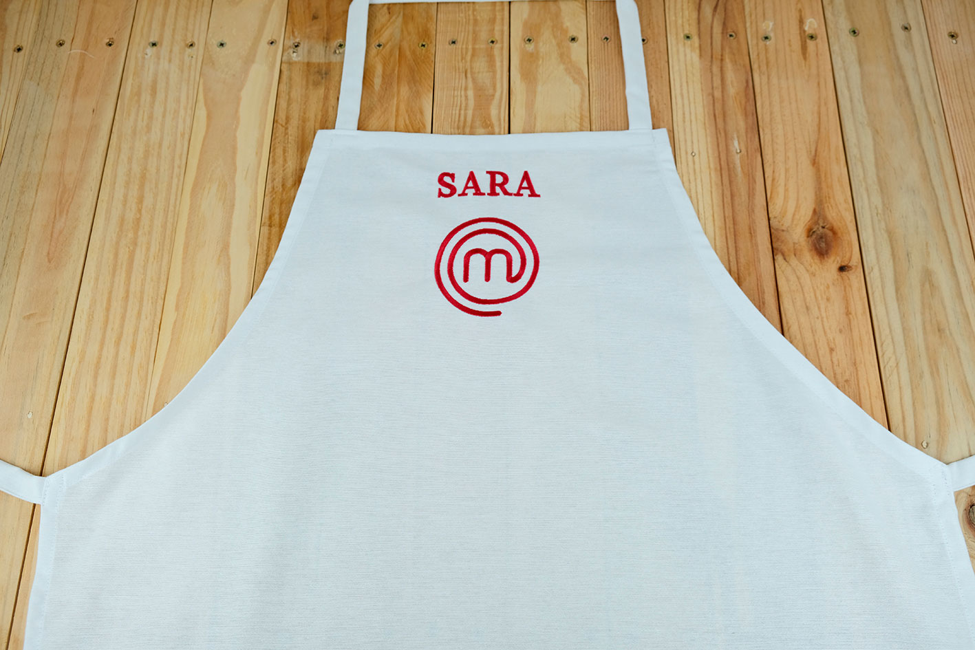 Delantal MasterChef Personalizado con nombre - Producto Oficial con Licencia