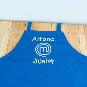 Delantal MasterChef JUNIOR Personalizado con nombre - Producto Oficial con Licencia