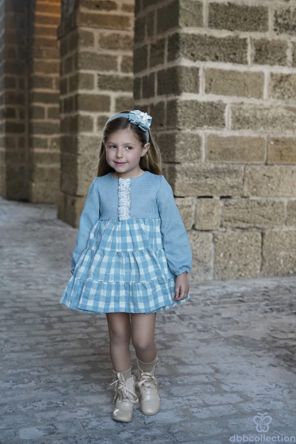 Vestido Niña Pata Gallo Dbb Collection 22118
