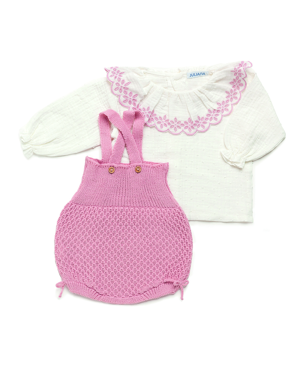 Conjunto Bebé Peto Punto Juliana 24605