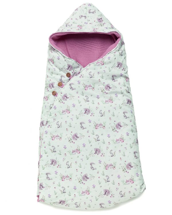 Saco Capazo Bebé Tela Animalitos Juliana 24508