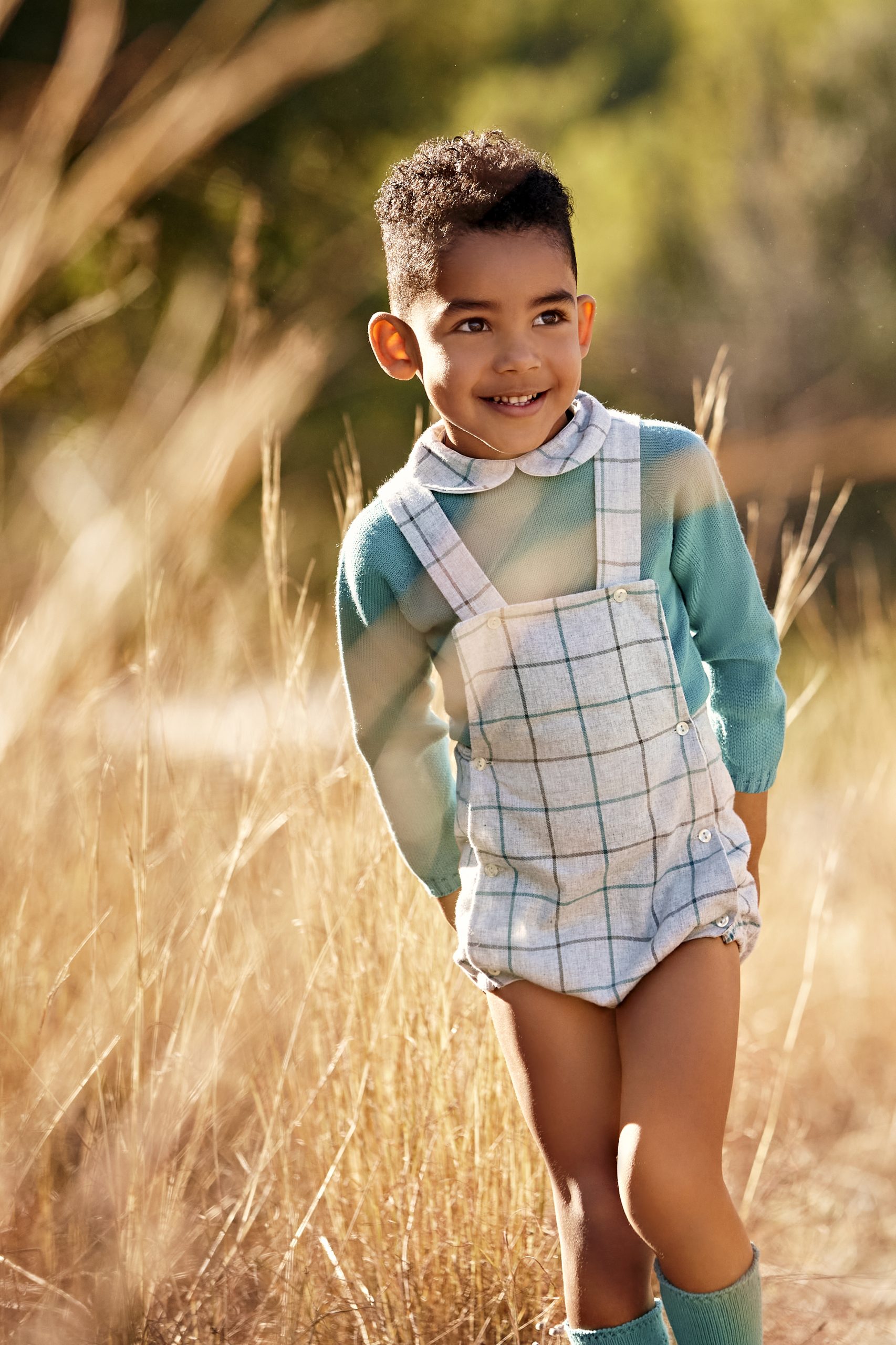 Conjunto Bebé Peto Cuadros Juliana 24609 - Imagen 2