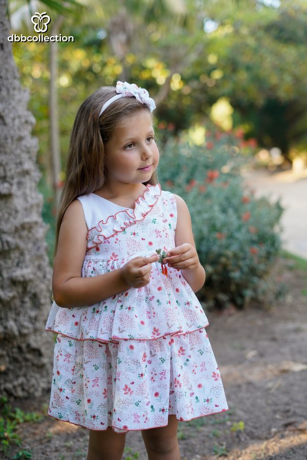 Vestido Niña Flores y Hojas Dbb Collection 23302