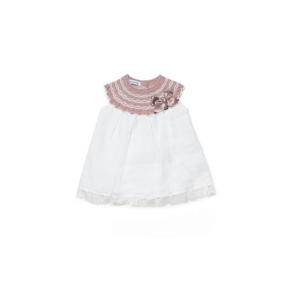 Vestido Niña Cuerpo Redondo Plumeti Juliana 24101