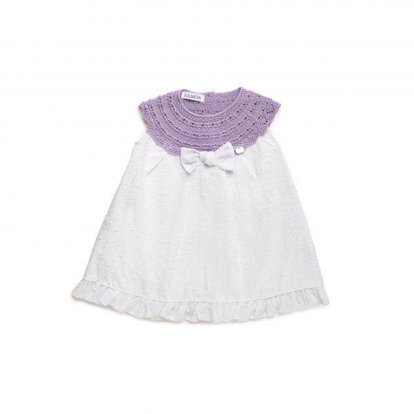 Vestido Niña Cuerpo Redondo Plumeti Juliana 25110