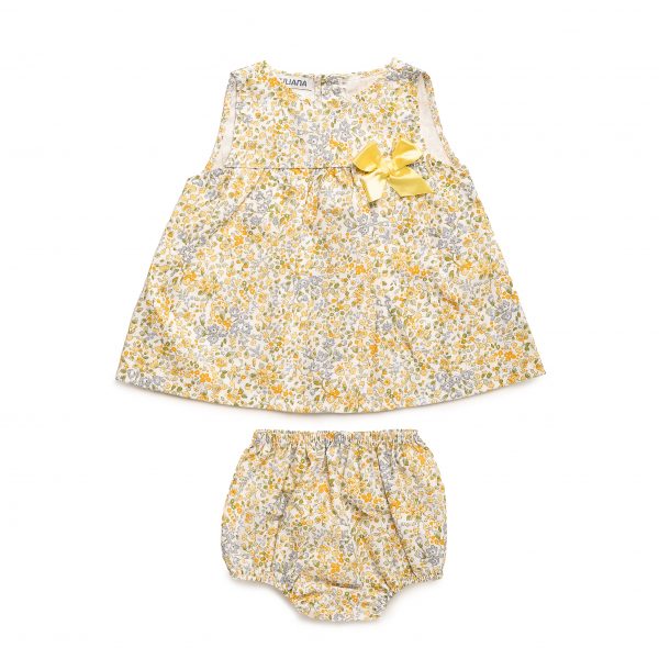 Vestido Corto con Braga Niña Florecitas Juliana 25148