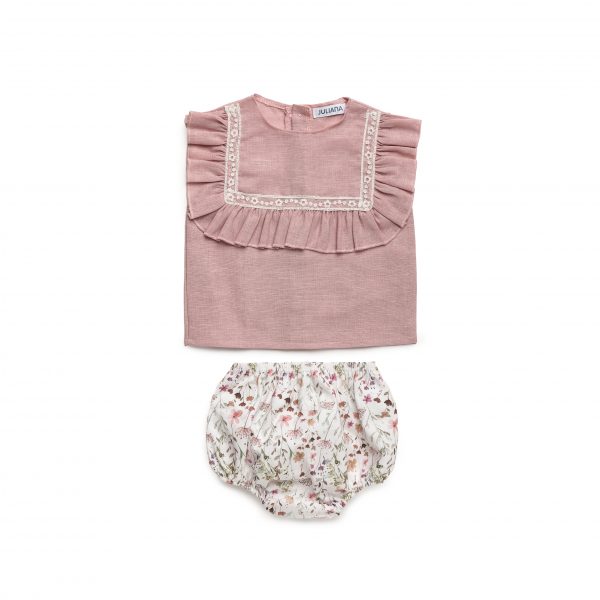 Conjunto Niña Camisa Florecitas Juliana 25181