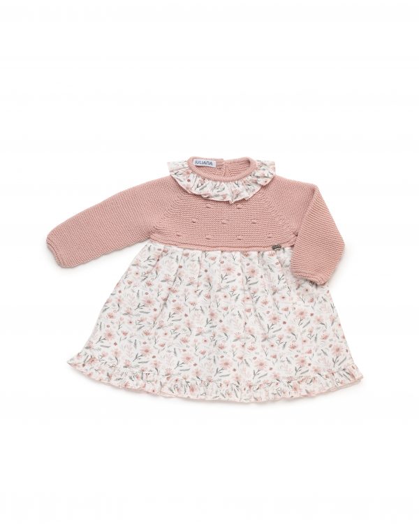 Vestido Niña Cuerpo Punto Bodoques Florecitas Juliana 25643