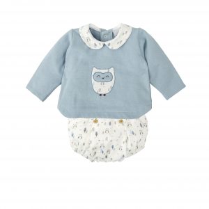 Conjunto Bebé Felpa Búho Tundra Babidu 40613