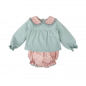 Conjunto Bebé Felpa Flores Ribera Babidu 41651