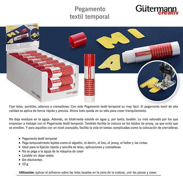 Pegamento Textil Temporal Gütermann 10g - Imagen 2