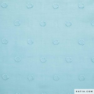 Tela por metros Katia PRD2 Plumeti Retro Dots Cotton Fair Aqua Verde