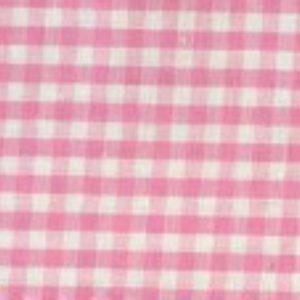 Tela por metros popelín algodón Cuadro Vichy Pequeño 4000-Rosa