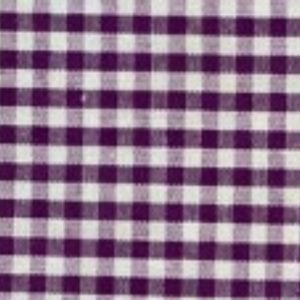 Tela por metros popelín algodón Cuadro Vichy Pequeño 5005-Morado