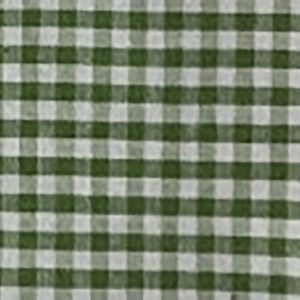 Tela por metros popelín algodón Cuadro Vichy Pequeño 6008-Verde Hierba