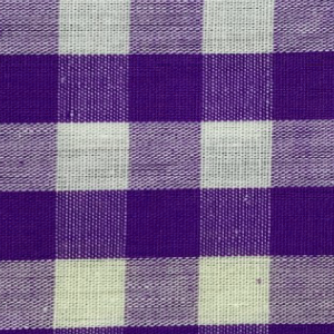Tela por metros popelín algodón Cuadro Vichy Grande 5005-Morado