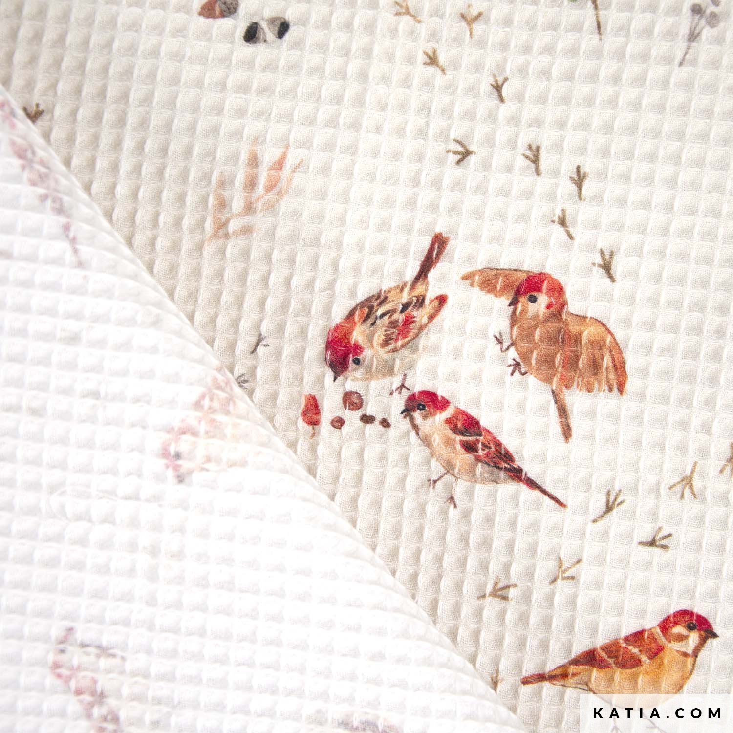 Tela por metros Katia 2312-3 Baby Birds - Imagen 5